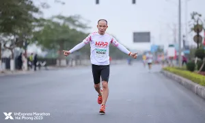 Đường đua VnExpress Marathon Hải Phòng thuận lợi phá PR